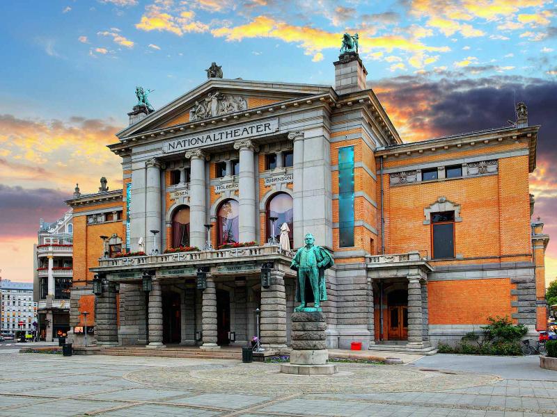 Nationaltheater Oslo Fassadenelemente Massiv Obernkirchener Sandstein®